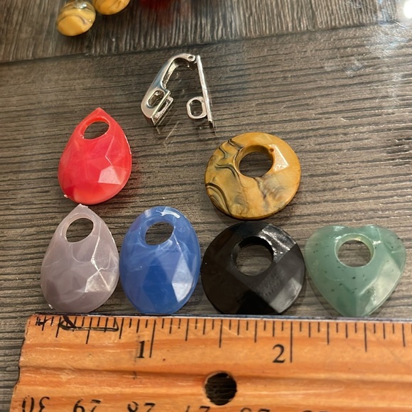 Vintage Interchangeable Necklace and Matching Earrings - Picture 7 of 13